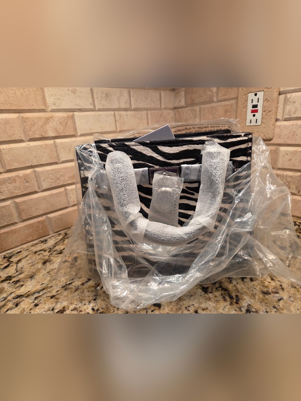 Michael Kors Zebra Print Purse/Mother's Day Special Price! - Picture 3 of 5